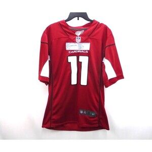 NFL Arizona Cardinals Larry Fitzgerald Red Jersey Size Mens S Nike On Field #11